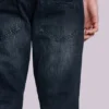 Indigo Creased Drift Bootcut Jeansy