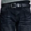 Indigo Creased Drift Bootcut Jeansy