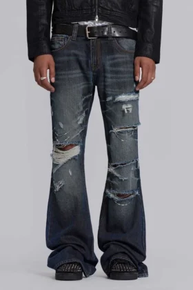 Jeansy Bootcut Cross Chain w kolorze Blue Drift
