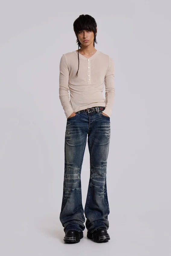 Jeansy bootcut w kolorze średnio niebieskim „Drift”