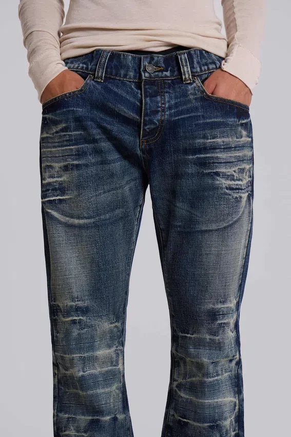 Jeansy bootcut w kolorze średnio niebieskim „Drift”