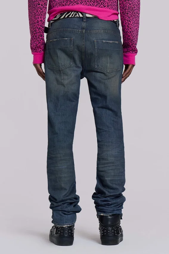 Jeansy „Dirty Wash Drain”