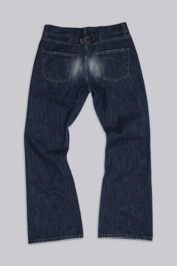Jeansy Indigo Jude Bootcut z przetarciami