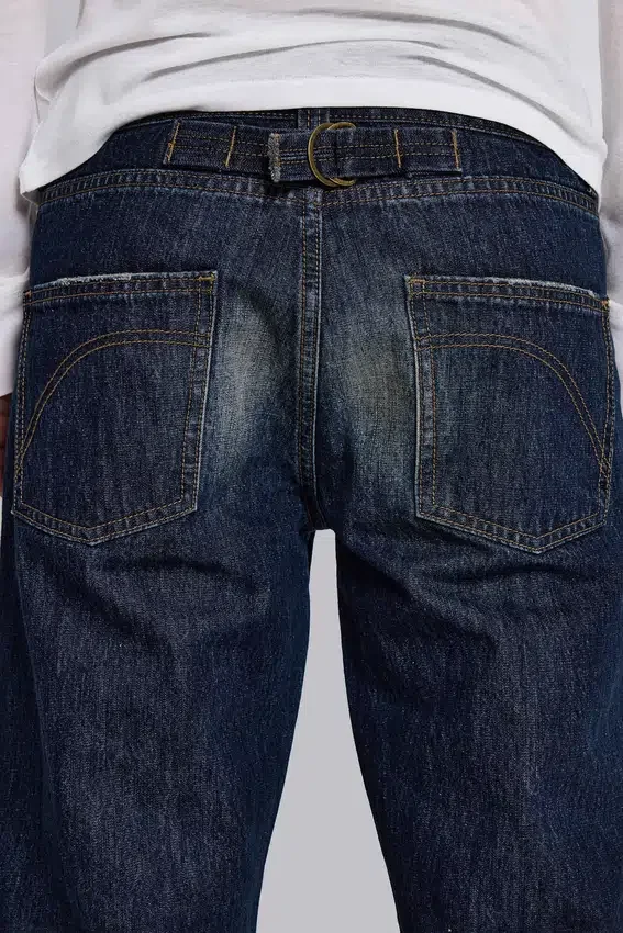 Jeansy Indigo Jude Bootcut z przetarciami