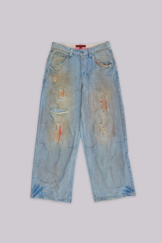Jeansy Reef Colossus w stylu „Dirty-Wash”