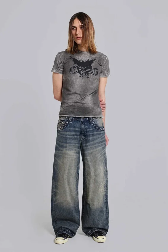 Jeansy Rock Revival Heavy Stud