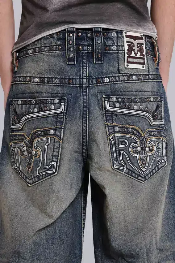 Jeansy Rock Revival Heavy Stud