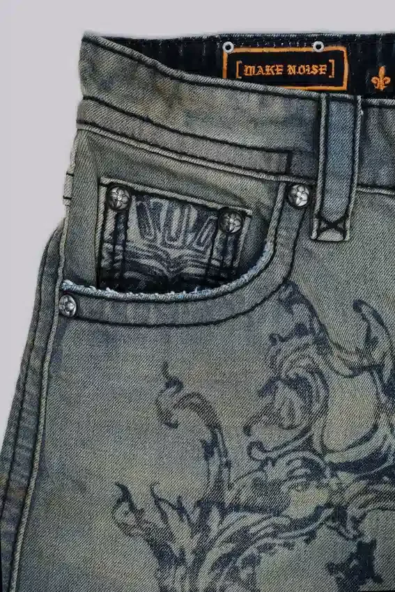 Jeansy Rock Revival Inked