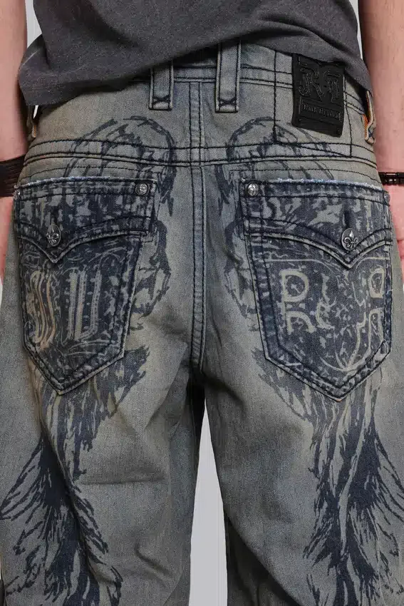 Jeansy Rock Revival Inked