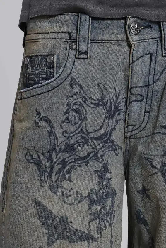 Jeansy Rock Revival Inked