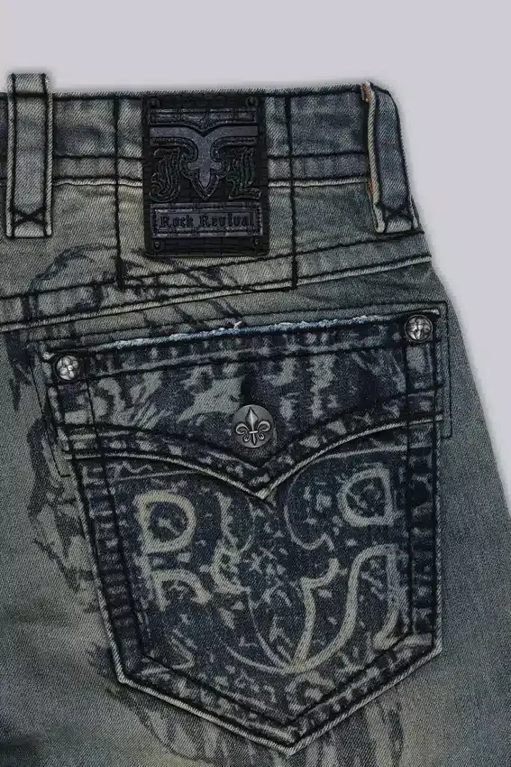 Jeansy Rock Revival Inked