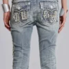 Jeansy Rock Revival Madison z ozdobami, o kroju bootcut
