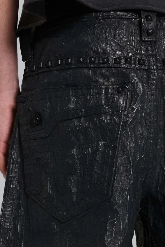Jeansy Rock Revival Moto Wax