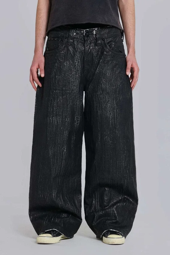 Jeansy Rock Revival Moto Wax