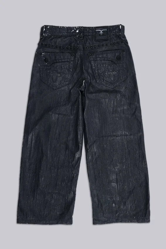 Jeansy Rock Revival Moto Wax