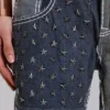 Jeansy Rock Revival Patchwork Flag Rider