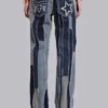 Jeansy Rock Revival Patchwork Flag Rider