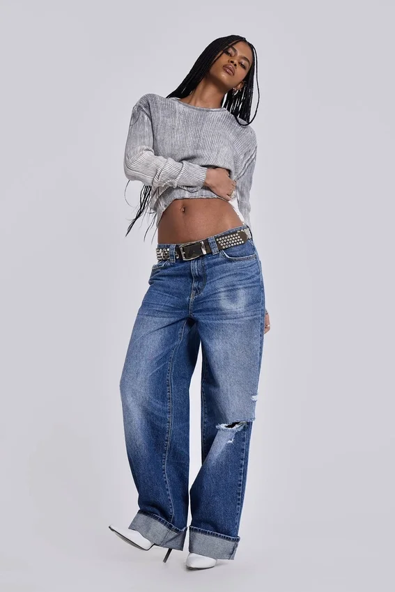 Jeansy Sonic w kolorze vintage blue
