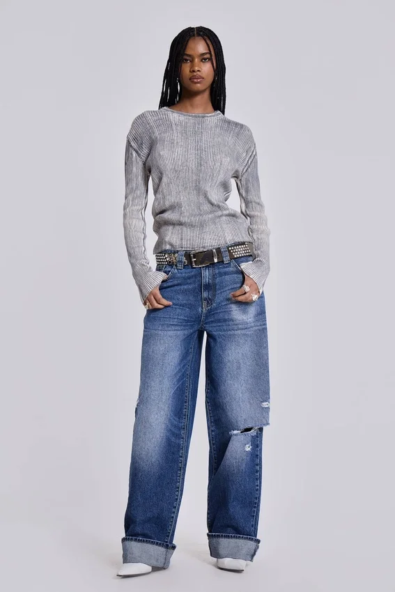 Jeansy Sonic w kolorze vintage blue