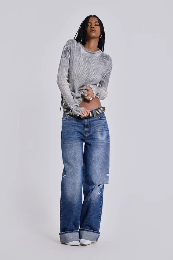 Jeansy Sonic w kolorze vintage blue