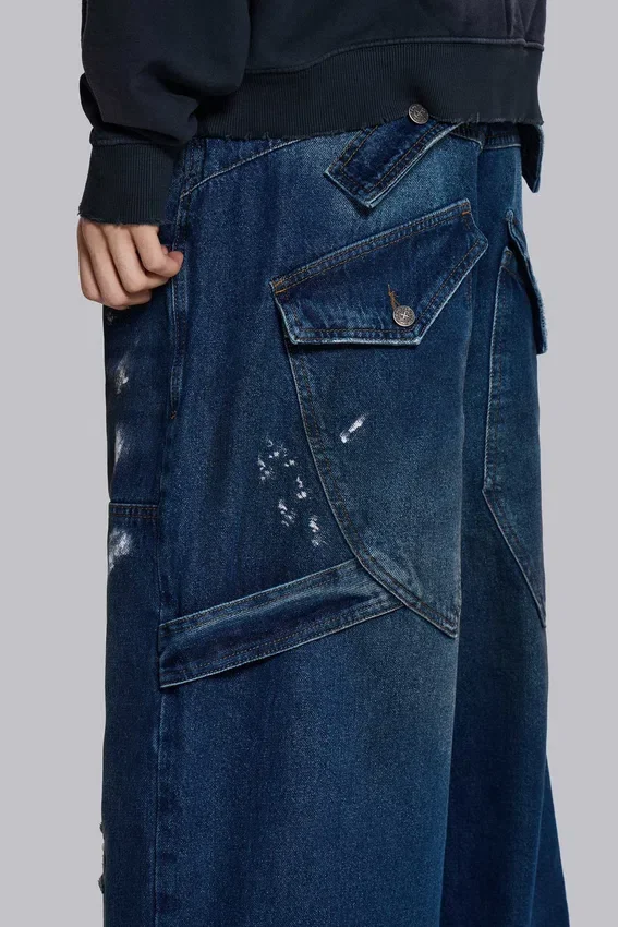 Jeansy Splatter Cinch Carpenter