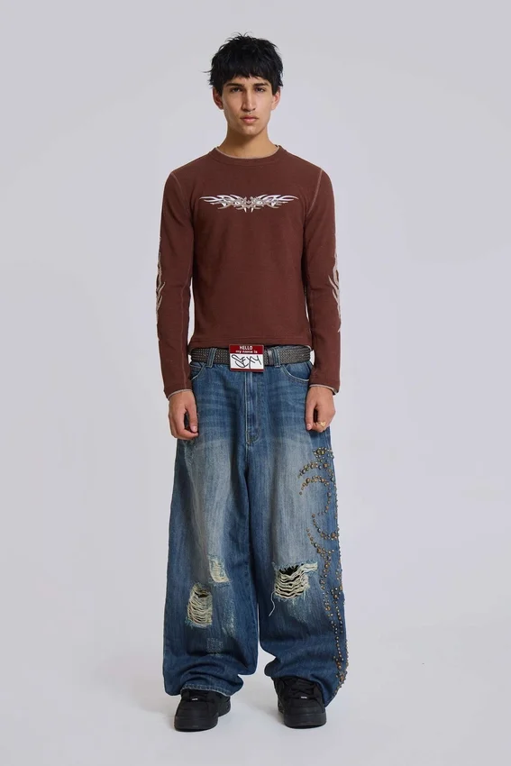 Jeansy „Tattoo Stud XL Colossus”