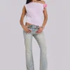 Jeansy Thirteen w jasnym odcieniu
