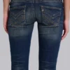 Kelsey Low Rise Skinny Bootcut Jeans w ciemnym odcieniu