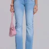 Kelsey Low Rise Skinny Bootcut Jeans w jasnym odcieniu