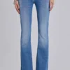 Kelsey Low Rise Skinny Bootcut Jeans w średnim odcieniu
