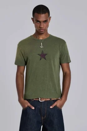 Koszulka Green Star Sun Faded