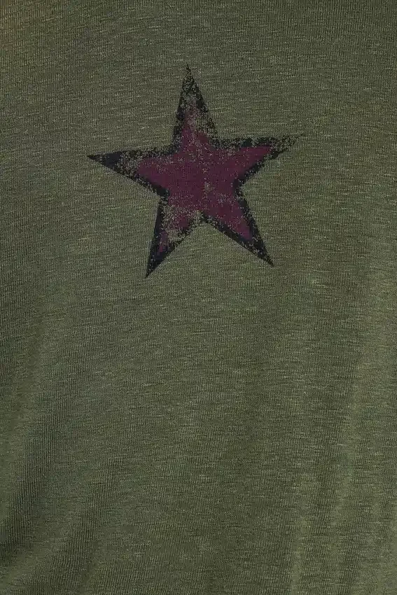 Koszulka Green Star Sun Faded