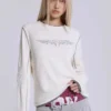 Koszulka Off White z aplikacją tatuażu