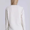 Koszulka Off White z aplikacją tatuażu
