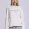 Koszulka Off White z aplikacją tatuażu