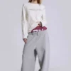Koszulka Off White z aplikacją tatuażu