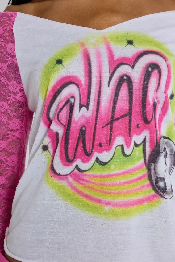 Koszulka raglanowa Wag Airbrush