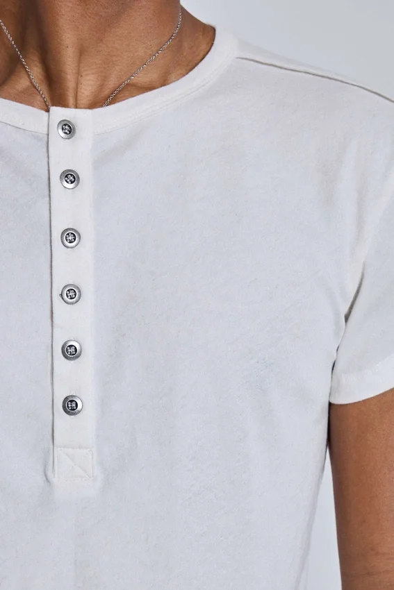 Koszulka typu Henley Off White Haze