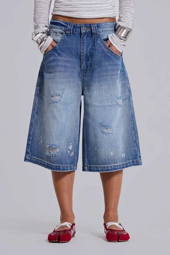 Wybielone szorty Colossus Jorts