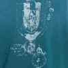 Krótka koszulka z emblematem