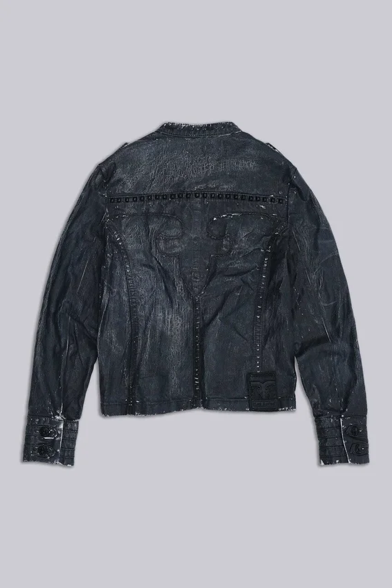 Kurtka motocyklowa Rock Revival w stylu militarnym