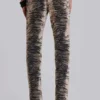Leona Bootcut Cooper Jeansy z nadrukiem tygrysa