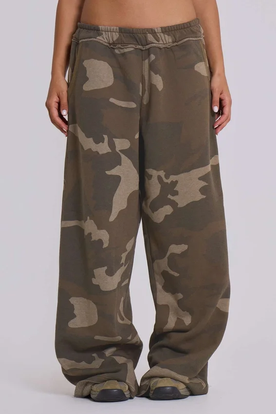 Luźne spodnie dresowe Camo Monster Joggers