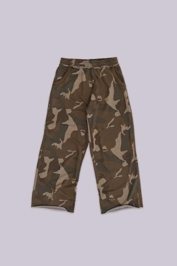 Luźne spodnie dresowe Camo Monster Joggers
