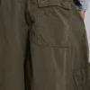 Luźne szorty Parachute Cargo w kolorze khaki