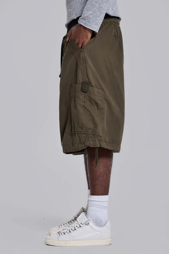 Luźne szorty Parachute Cargo w kolorze khaki