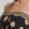 Mini sukienka bez ramiączek Lola w kropki i paski