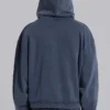 Niebieska sportowa bluza z kapturem „Monster Hoodie” o luźnym kroju