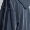 Niebieska sportowa bluza z kapturem „Monster Hoodie” o luźnym kroju