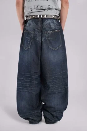 Niebieskie dżinsy Falcon XL Colossus Jeans